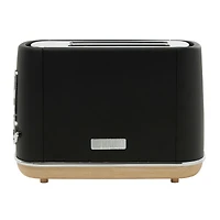Haden Dorchester Matte Black 2-Slice Toaster