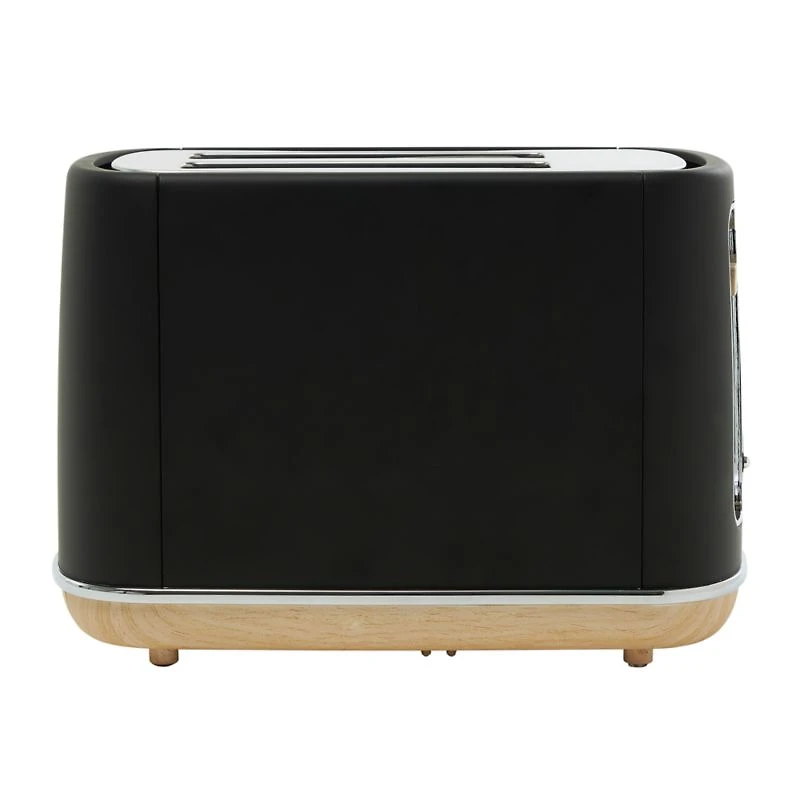 Haden Dorchester Matte Black 2-Slice Toaster