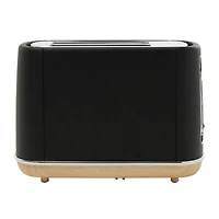 Haden Dorchester Matte Black 2-Slice Toaster