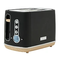 Haden Dorchester Matte Black 2-Slice Toaster