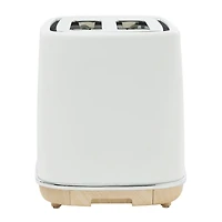Haden Dorchester Matte White 2-Slice Toaster