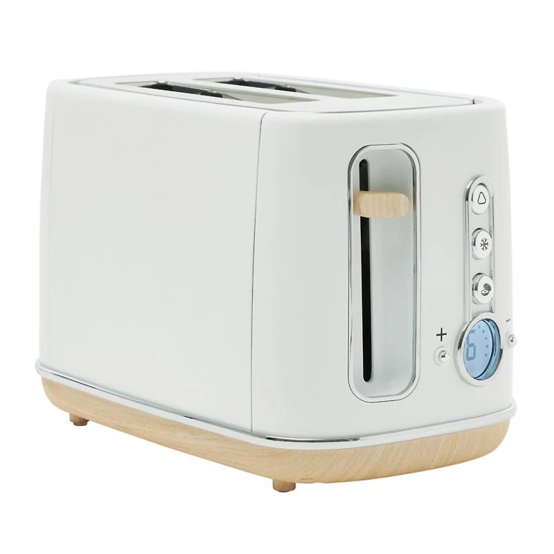 Haden Dorchester Matte White 2-Slice Toaster