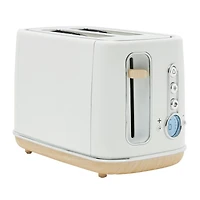 Haden Dorchester Matte White 2-Slice Toaster