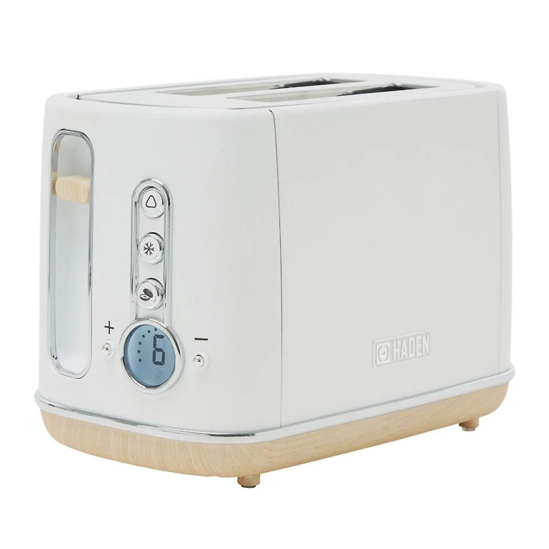 Haden Dorchester Matte White 2-Slice Toaster
