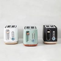 Haden Dorchester Matte White 2-Slice Toaster