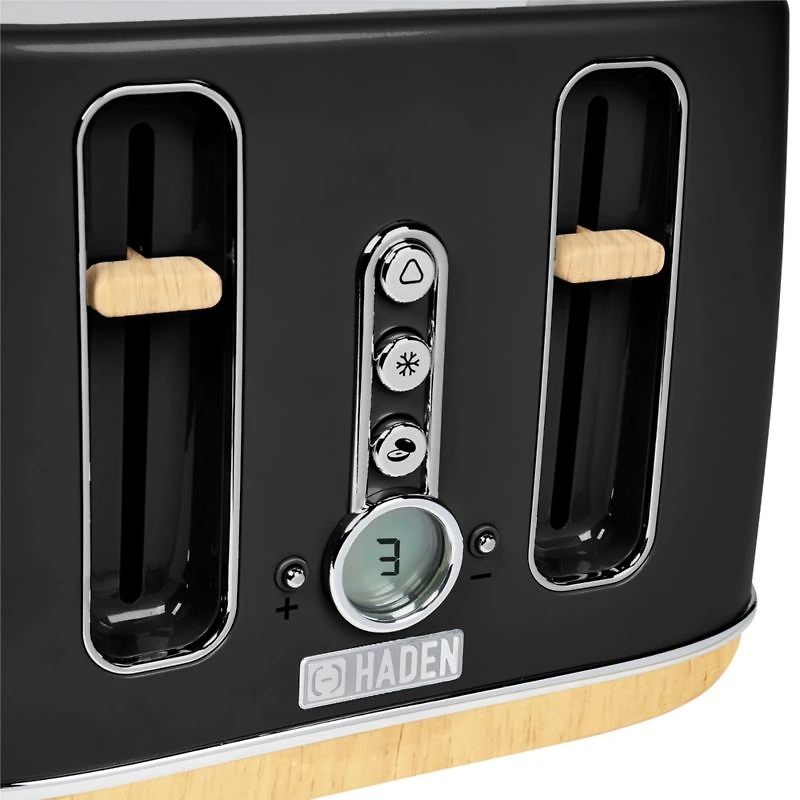 HADEN Dorchester Matte Black -Slice Toaster