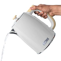 HADEN Dorchester Matte White Variable Temperature Programmable Electric Tea Kettle