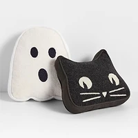 Halloween Ghost Shaped Kids Throw Pillow