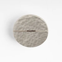 Hammered Brushed Nickel Knob