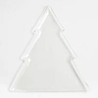 Hammered Glass Tree Platter