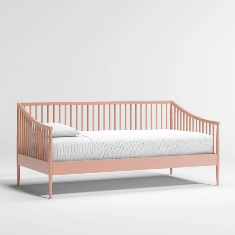 Hampshire Blush Spindle Wood Kids Daybed