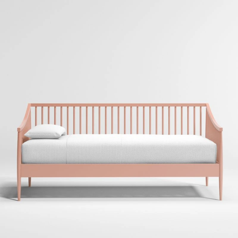 Hampshire Blush Spindle Wood Kids Daybed