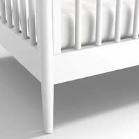 Hampshire White Wood Convertible Baby Crib