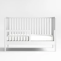 Hampshire White Wood Toddler Bed Rail