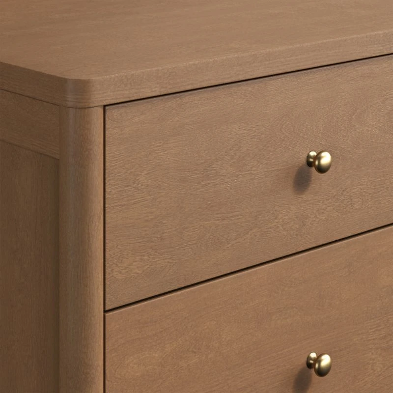 Hampshire 64" Natural Brown Wood Extra Wide 9-Drawer Kids Dresser