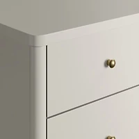 Hampshire 36" Cozy Grey Wood 4-Drawer Kids Dresser