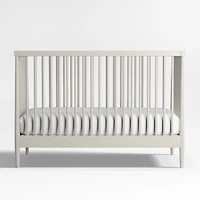Hampshire Cozy Grey Wood Convertible Baby Crib