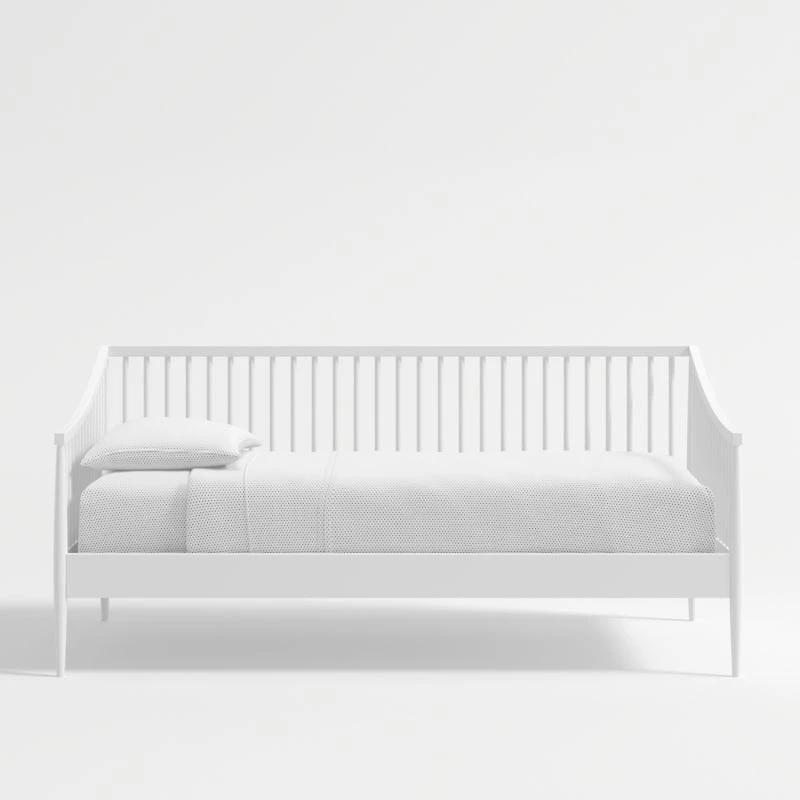 Hampshire Spindle White Wood Kids Daybed