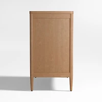 Hampshire 36" Natural Brown Wood 4-Drawer Kids Dresser