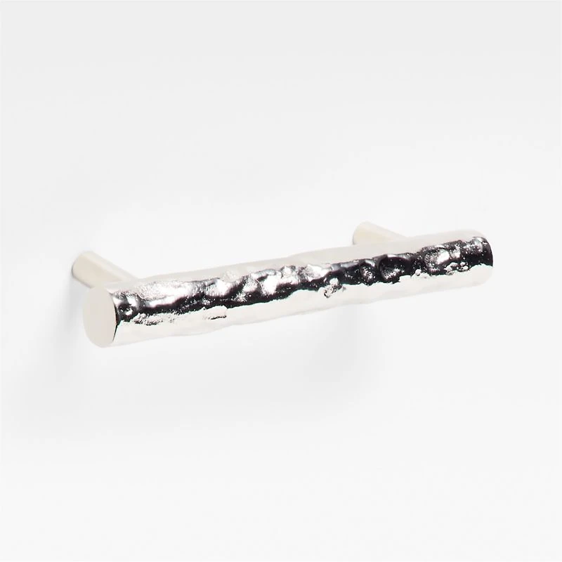 Forged 4" Polished Chrome Cabinet Pull