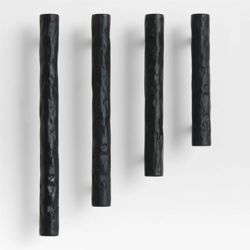 Forged 6" Matte Black Cabinet Pull