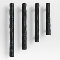Forged 6" Matte Black Cabinet Pull
