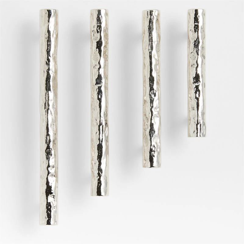 Forged 4" Polished Chrome Cabinet Pull