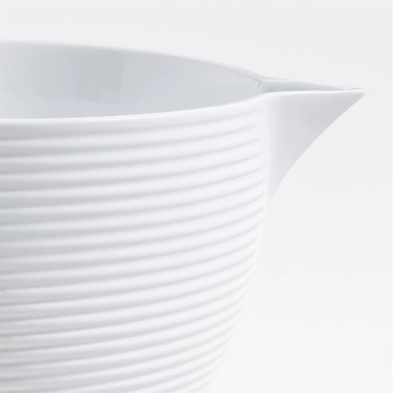 Hanno White Ceramic Batter Bowl