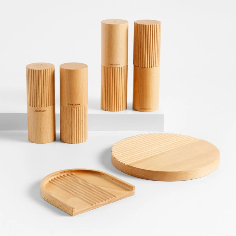 Hanno Fluted Wooden Spoon Rest