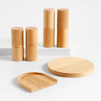 Hanno Fluted Wooden Spoon Rest