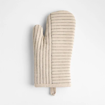 Hanno Natural Embroidered Organic Cotton Oven Mitt