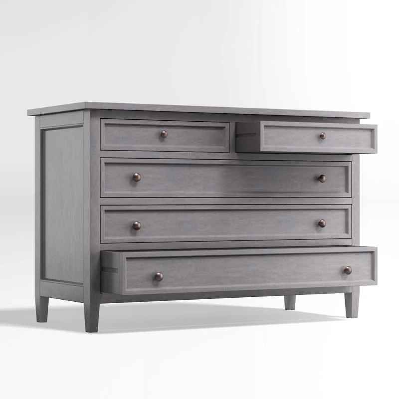 Harbor Dove Grey 5-Drawer Chest