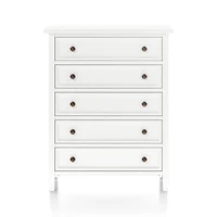 Harbor White 5-Drawer Chest