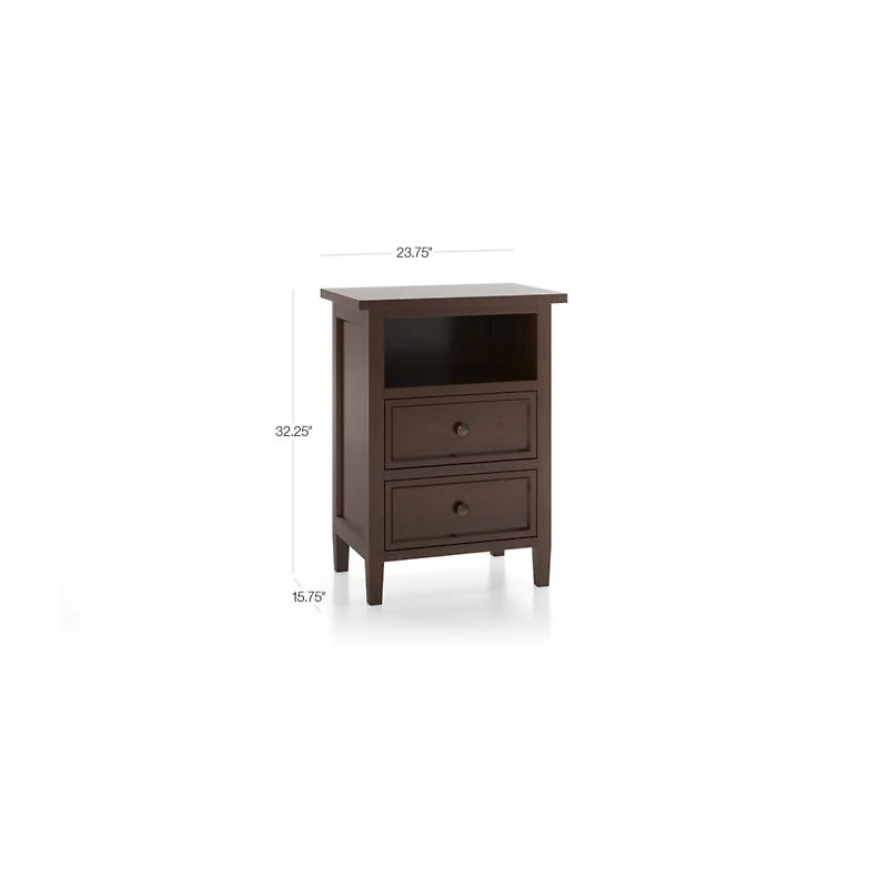 Harbor Aretina 2-Drawer Nightstand