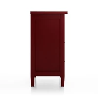 Harbor Red 2-Drawer Nightstand