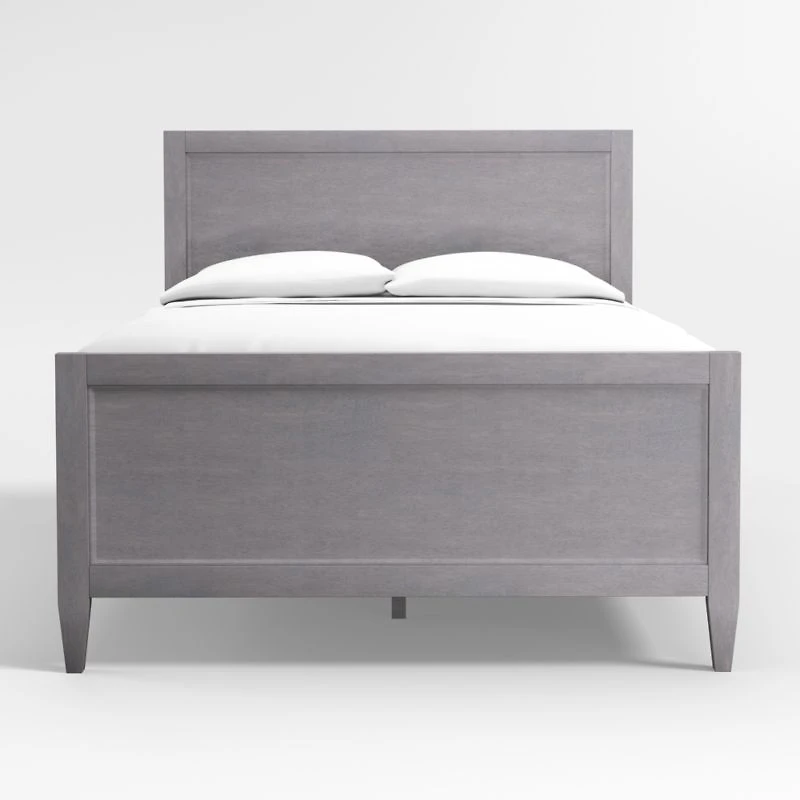 Harbor Dove Grey Queen Bed