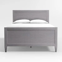 Harbor Dove Grey Queen Bed