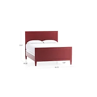 Harbor Red Queen Bed