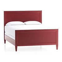 Harbor Red Queen Bed