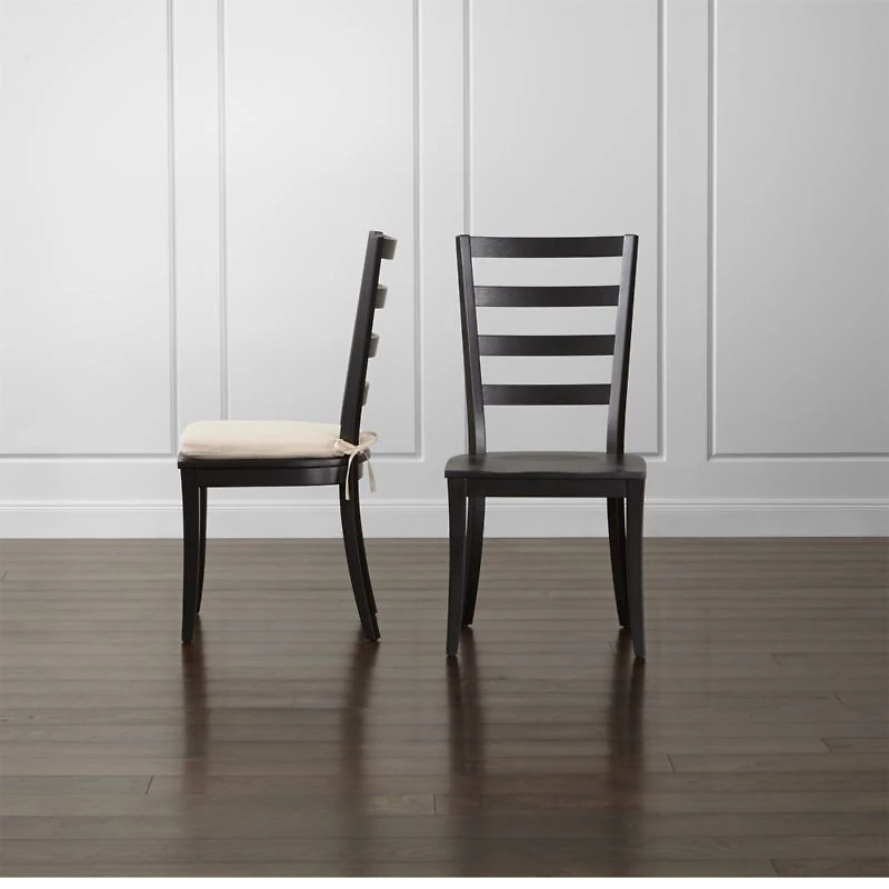 Harper Black Ladder Back Dining Chair