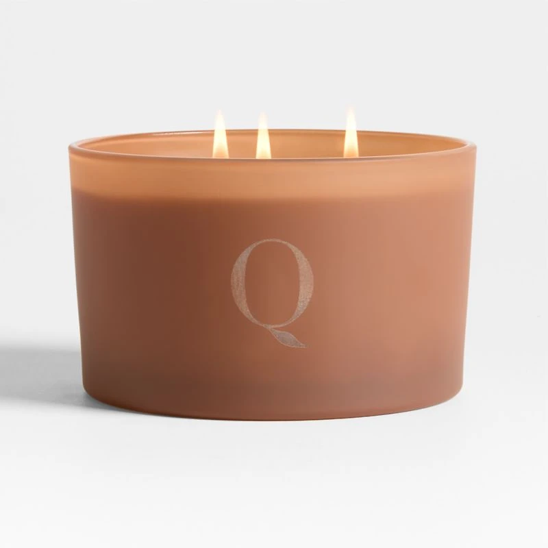 Monochrome No. 8 Harvest -Wick Scented Candle - Pumpkin, Cinnamon