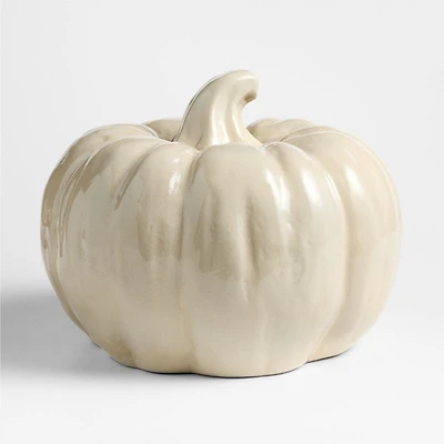 Harvest Large Ceramic Pumpkin