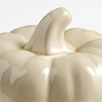 Harvest Small Ceramic Pumpkin