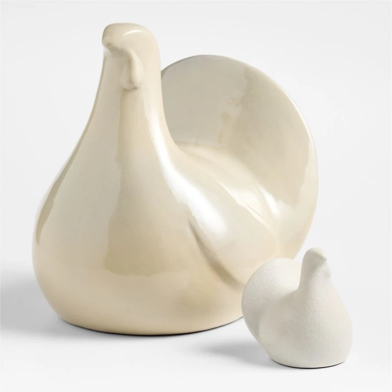 Harvest Small Ceramic Turkey