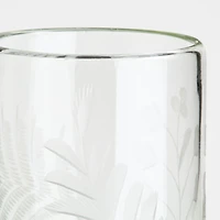 Harvest Floral 8-Oz. Etched Glass