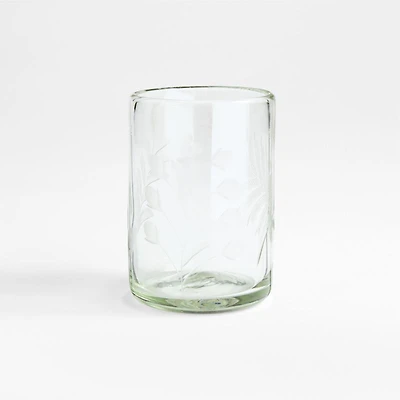 Harvest Floral 8-Oz. Etched Glass