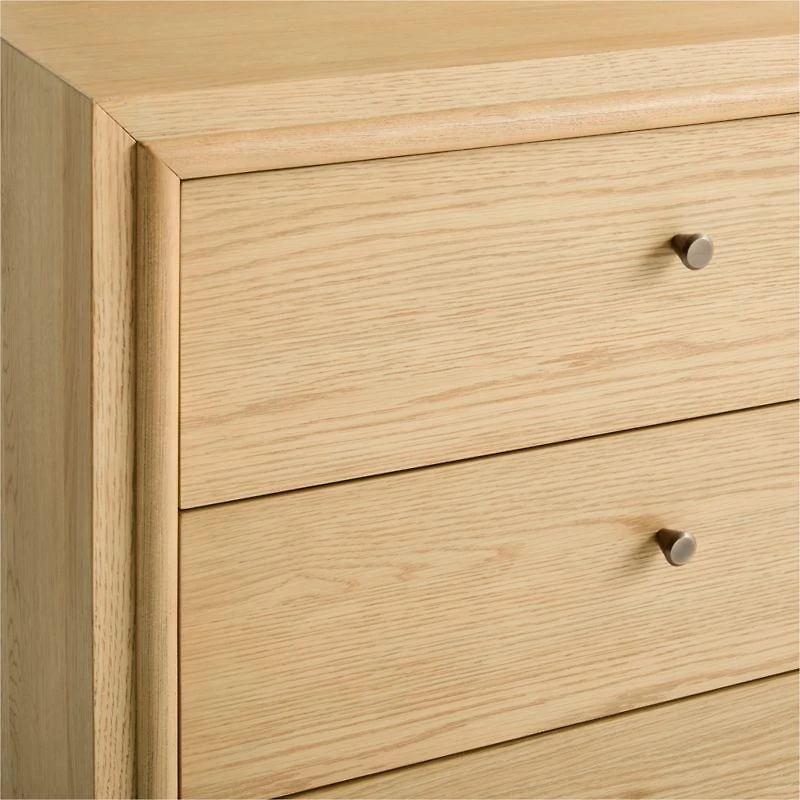 Hastings 60" Rye Wood 6-Drawer Dresser