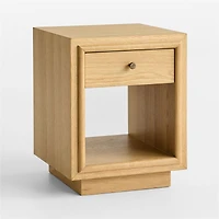 Hastings 18" Rye Wood Narrow Nightstand