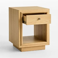 Hastings 18" Rye Wood Narrow Nightstand