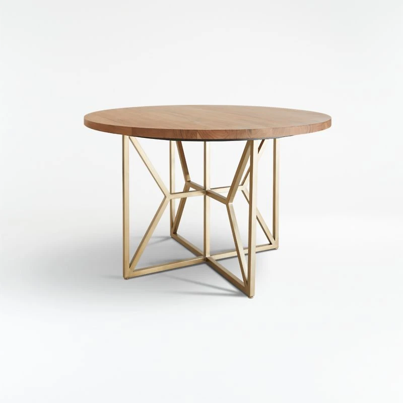 Hayes 48" Round Acacia Dining Table